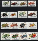 Timbre Burundi 1970 - Gandaci, Serie Completa MNH, Valoare Cotă Michel 36&euro;, Insecte
