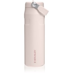 Stanley IceFlow&trade; Flip Straw Bottle sticlă inoxidabilă pentru apă cu pai Rose Quartz 710 ml