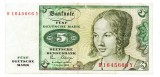 Germania RFG 5 Mark 1980 Seria B1645666Y