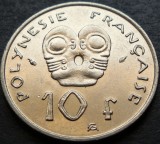 Moneda exotica 10 FRANCI - POLYNESIE / POLINEZIA FRANCEZA, anul 1982 * cod 3178, Australia si Oceania