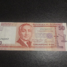 Bancnota 50 Piso Filipine