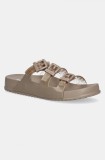 Melissa papuci MELISSA COZY STRIPES AD femei, culoarea bej, M 35943 BC940