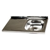 Chiuveta Z-inox anticalcar Zilan, 50 x 80 cm, adancime cuva 14 cm, Zilan Floria