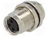 Conector M8, 3 pini, clasa etanseitate IP65, IP67, DEGSON ELECTRONICS - SP-M8A-03P-FF-SF7001-00A(H)