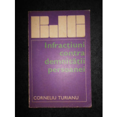 Corneliu Turianu - Infractiuni contra demnitatii persoanei