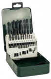 Cumpara ieftin Set burghie pentru metal BOSCH HSS-R, DIN 338, 19 buc , D 1,0 1,5 2,0 2,5 3,0 3,5 4,0 4,5 5,0 5,5 6,0 6,5 7,0 7,5 8,0 8,5 9,0 9,5 10,0 mm