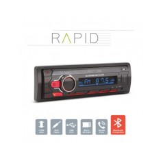 Player auto Rapid - 1 DIN - 4 x 50 W - BT - MP3 - AUX - SD - USB