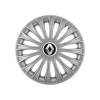 Set 4 Capace Roti 15 inchi (R15) Dino Gri, Compatibile cuRenault, Autohelix MSA