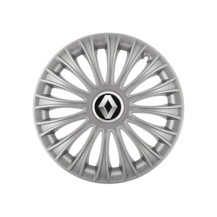 Set 4 Capace Roti 15 inchi (R15) Dino Gri, Compatibile cuRenault