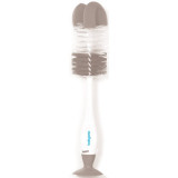 Cumpara ieftin BabyOno Take Care Brush for Bottles and Teats perie de curățare 2 in 1 Grey 1 buc