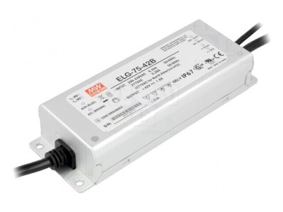 Alimentator LED 75W 42V IP67 foto