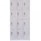 Vestiar metalic Premium pt. valori cu 12 compartimente, 900x400x1850 mm (LxlxH), Asamblat, PLUS