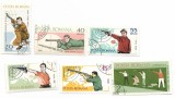 Romania (676) - Campionatele Europene de Tir Bucuresti - dantelate, 1965 - serie obliterata