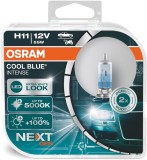 Set 2 becuri H11 12V 55W Osram Cool Blue Intense NextGen