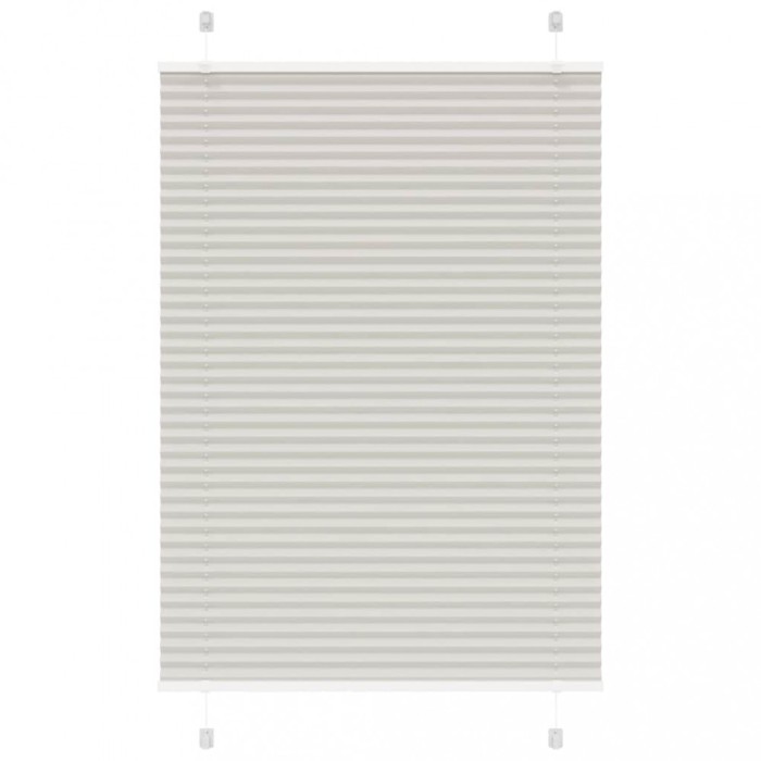 vidaXL Jaluzea plisată gri deschis 85x150cm Lățime țesătură 84,4 cm