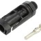 Conector solar tată drept 2,5-6mm&sup2; crimpat 1,5kV