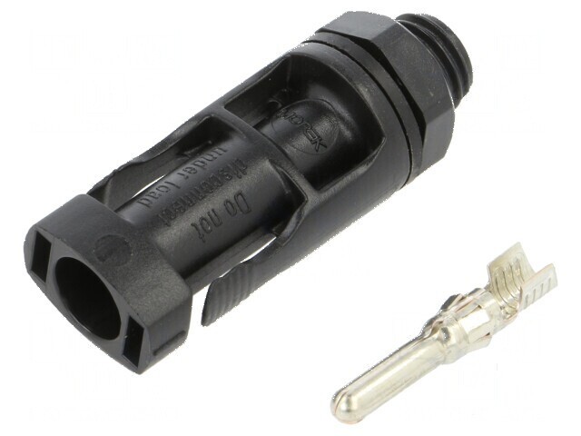 Conector solar tată drept 2,5-6mm&sup2; crimpat 1,5kV