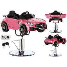 Scaun de frizerie pentru copii mașinuță model 5206-a