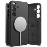 Husa MagSafe pentru Samsung Galaxy S25 S931, Ringke, Silicone, Neagra