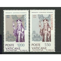 Vatican 1984 - Sf. Kasimir din Lituania, serie neuzata