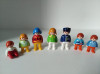 Lot 7 figurine Playmobil Geobra omuleti: 3 adulti, 3 copii si un bebelus
