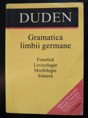 Rudolf &amp;amp; Ursula Hoberg; Octavian Nicolae - Gramatica limbii germane (Duden) foto
