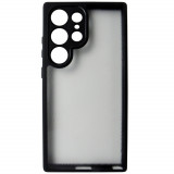 Husa spate Dux Ducis Aimo Series policarbonat transparent si TPU negru pentru Samsung Galaxy S24 Ultra