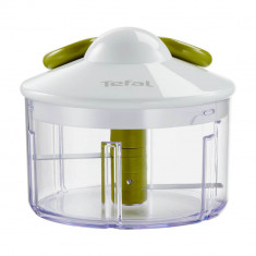 Tocator manual Tefal 5 SECOND K1330404, 0.5L, Lame inox, Alb/Verde