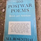 100 postwar poems british and american - M.L. Rosenthal