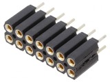 Soclu pini mamă 14 pini 2,54mm THT 2x7