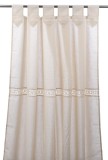 Perdea Rustica, bumbac, crem, 140 x 160 cm