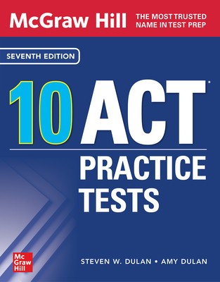 McGraw Hill 10 ACT Practice Tests, Seventh Edition foto