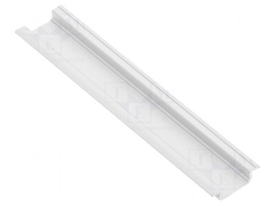 Profil Aluminiu &amp;Icirc;ncastrat 1m pentru Module LED Albă foto