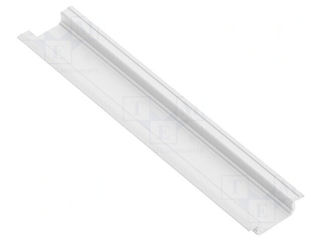 Profil Aluminiu &Icirc;ncastrat 1m pentru Module LED Albă