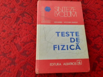 Eduard-Victor Gugui - Teste de fizica RF19/0 foto