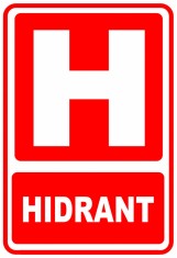Semn de hidrant foto