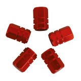 Set capacele auto Carpoint pentru ventil hexagon rosu, 5 buc. Kft Auto