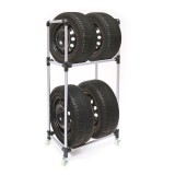 Raft mobil pentru depozitare anvelope Dema 20441, 4 anvelope