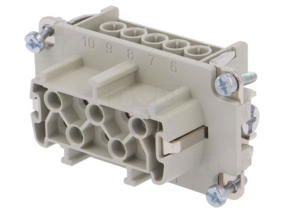 Conector HDC mamă 5+PE 16A foto
