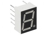 Afișaj LED 7 segmente 10,16mm 0,4 Nr.car 1 galben 40mcd
