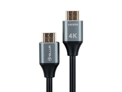 Cablu High Speed HDMI 2.0 Tellur, 4K, 18Gbps, tata-tata, Ethernet, aurit, 1.5m, negru foto
