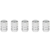 Set 5 capace pentru supapa cauciucuri din aluminiu