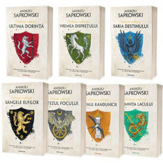 Serie compusa din 7 carti Witcher de autor Andrzej Sapkowski