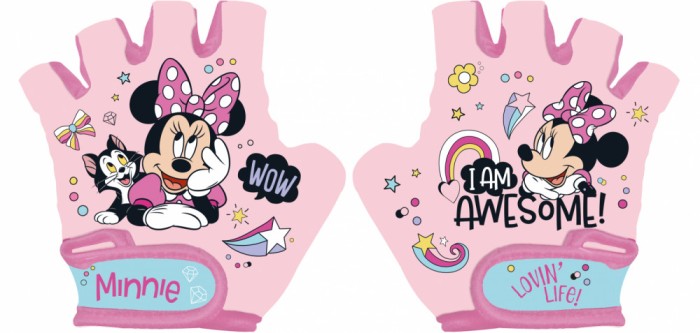 Manusi protectie copii, model Minnie, marime +3 ani (pana la 15 cm circumferinta... Cod:59091SP