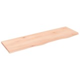 Cumpara ieftin Polita de perete, 100x30x2 cm, lemn masiv de stejar netratat