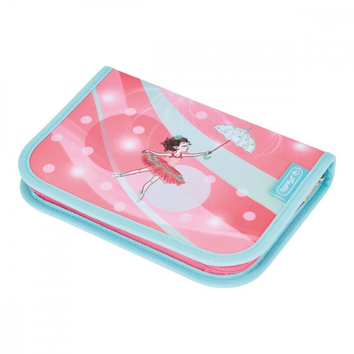 Penar echipat fete, 1 fermoar, Dimensiuni 20.3x3.5x14cm, Motiv Ballet Love