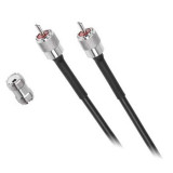 Cablu UHF KPO3932 pentru statii CB, 3 m, Negru, General