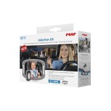 Oglinda de siguranta auto cu LED pentru monitorizare bebelusi, prindere pe tetiera, Reer BabyView 86101 Children SafetyCare