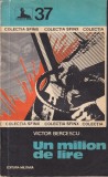 Carte Un milion de lire Victor Bercescu politiste Editura Militara colectia Sfinx 13x20 cm brosata romana 1977