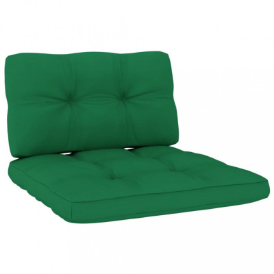 Perne pentru canapea din paleți, 2 buc., verde foto